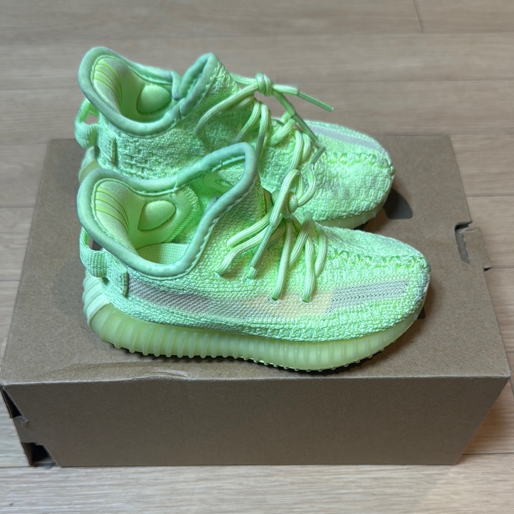 Kids Neon Green Sneakers